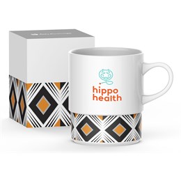 Andy Cartwright Geo Coffee Mug  380ml  Orange