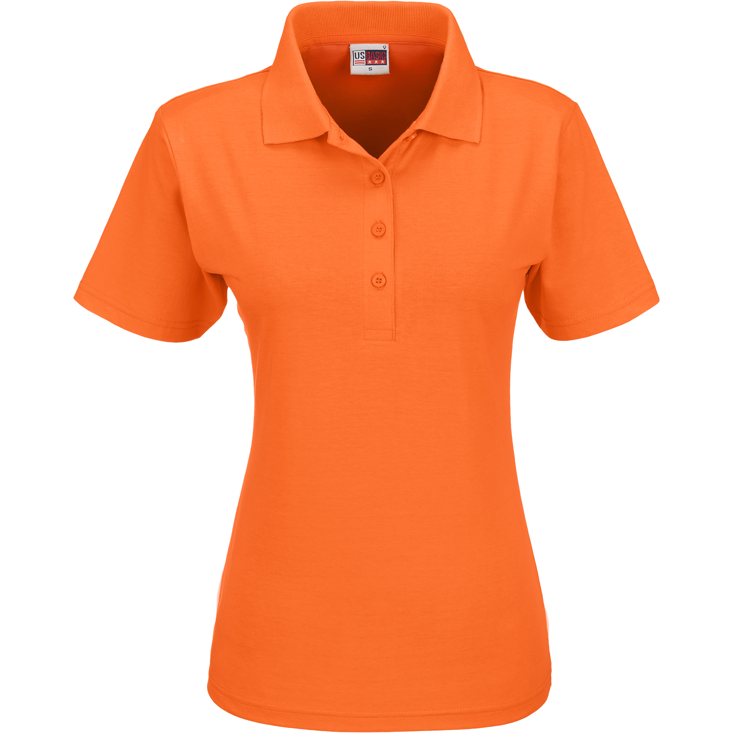 Ladies Cardinal Golf Shirt Orange BAS5169O