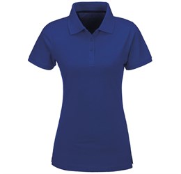Ladies Calgary Golf Shirt   Blue