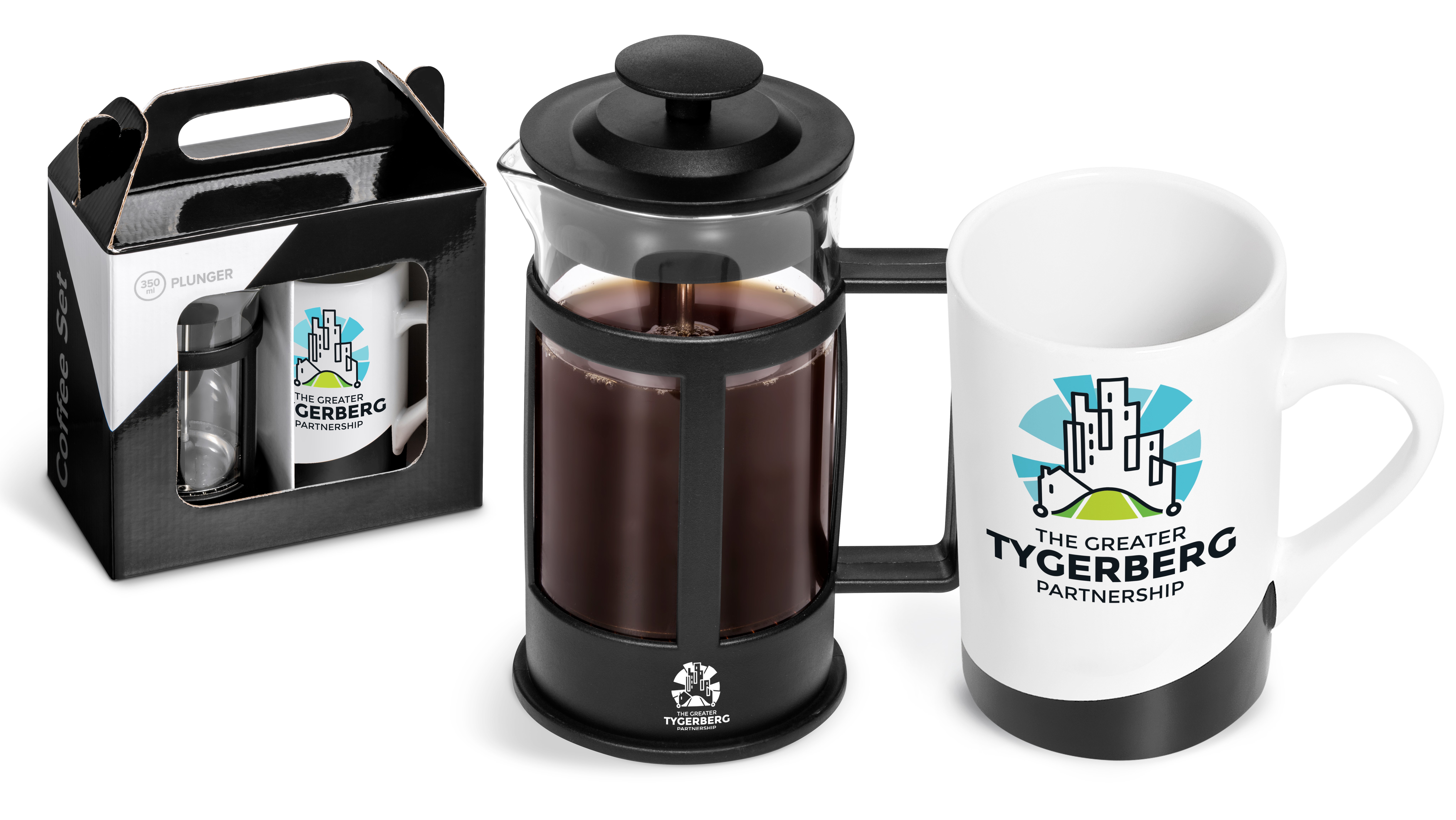 Café Noir Coffee Set 350ml Black Only LS6405BL