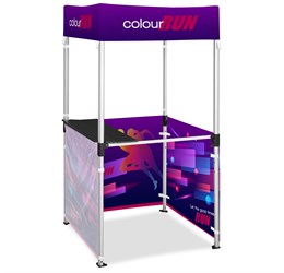Fade Resistant Gazebo 1 x 1m Kiosk 3HWalls